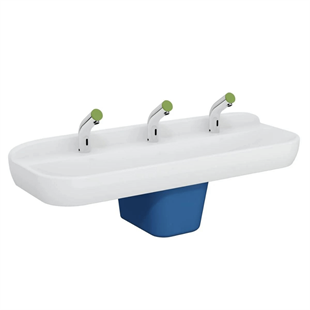 Vitra Sento Kids Üçlü Çocuk Lavabo (Tek Kademeli), 125 Cm