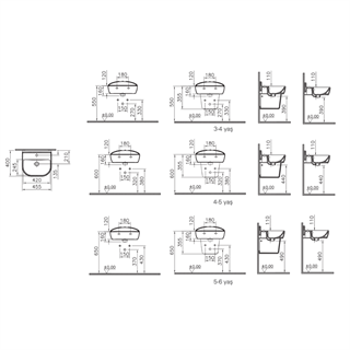 Vitra Sento Kids 45 Cm Çocuk Lavabo