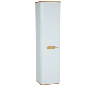Vitra Sento Boy Dolabı 40 Cm, Kapaklı Çamaşır Sepetli, Mat Beyaz, Sağ