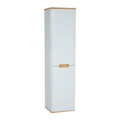 Vitra Sento Boy Dolabı 40 Cm, Kapaklı Çamaşır Sepetli, Mat Beyaz, Sol