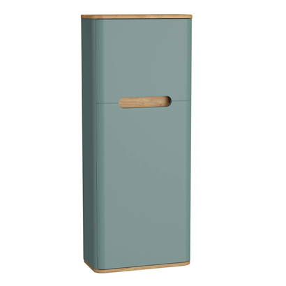 Vitra Sento Boy Dolabı 50 Cm, Kapaklı, Dar Mat Fiyord Yeşili, Sol