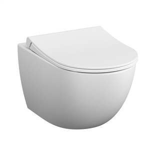 Vitra Sento Rim-Ex Mat Beyaz Asma Klozet, 54 Cm