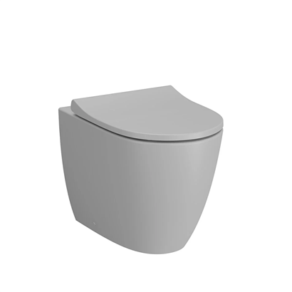Vitra Sento Rim-Ex Dtd Yerden Tek Klozet Mat Taş Gri, 54 Cm