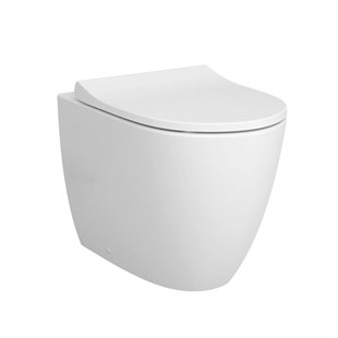 Vitra Sento Rim-Ex Dtd Yerden Tek Klozet Mat Beyaz, 54 Cm