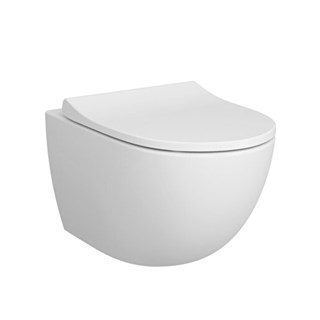 Vitra Sento Rim-Ex Kısa Mat Beyaz Asma Klozet, 50 Cm