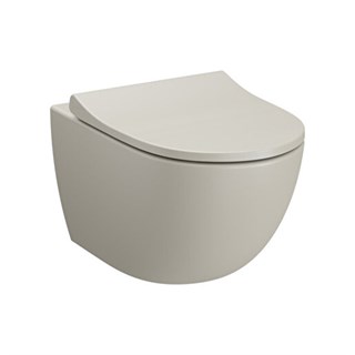 Vitra Sento Rim-Ex Kısa Mat Taupe Asma Klozet, 50 Cm