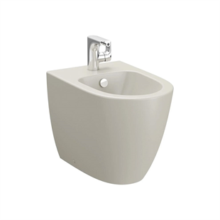 Vitra Sento Yerden Duvara Tam Dayalı Yerden Bide Mat Bej, 54 Cm