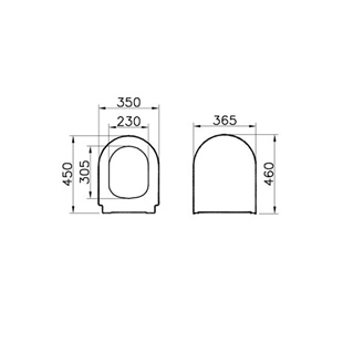 Vitra Ses Yok Model 2 Duroplast Yavaş Kapanır Klozet Kapağı