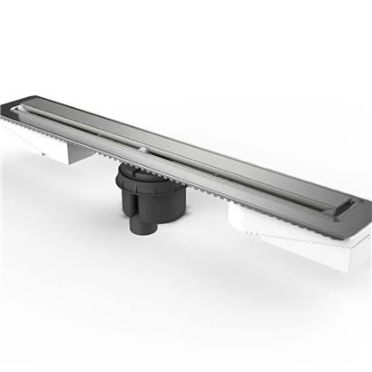 Vitra Style Duş Kanalı 50 cm Alttan DK 100 Mat Krom