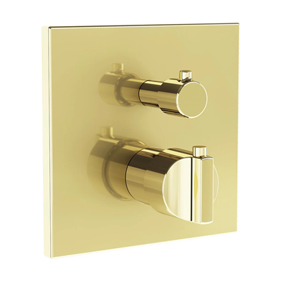 Vitra Suit Ankastre Termostatik Banyo Bataryası Sıva Üstü Grubu - V-Box Soft Altın