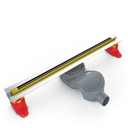 Vitra Thin-Cut Duş Kanalı 120 cm DK100 Yandan H:60 Parlak Altın