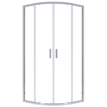 Vitra Üniversal 80x80 cm Protect Plus Duşakabin Parlak Gümüş