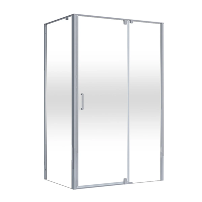 Vitra Üniversal Tek Sabit 1 Açılır Kapı Degrade Duşakabin 150 cm Parlak Gümüş