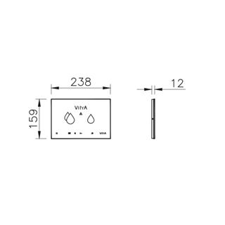 Vitra V-Care Akıllı Panel 12 Cm
