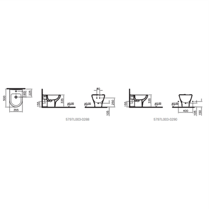 Vitra Zentrum Round Smoothflush, Bide 