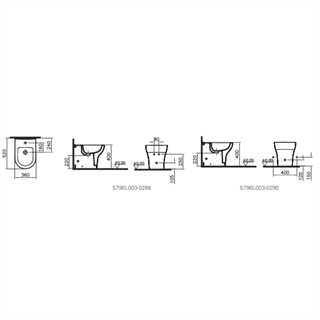 Vitra Zentrum Round Dtd Yerden Bide, 52 Cm