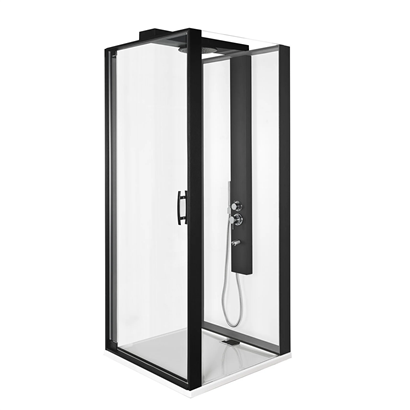 Vitra Zest Kompakt Sağ Duş Ünitesi Menteşeli 90x90 cm