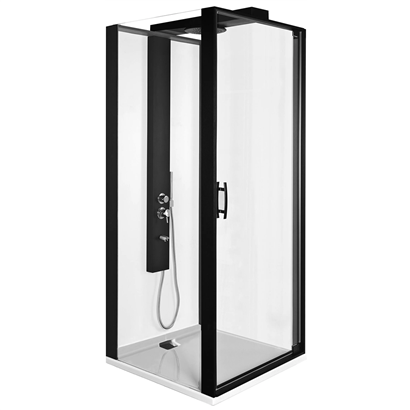 Vitra Zest Kompakt Sol Duş Ünitesi Menteşeli 90x90 cm