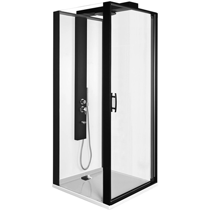 Vitra Zest Kompakt U Duvar Sol Duş Ünitesi Menteşeli 90x90 cm