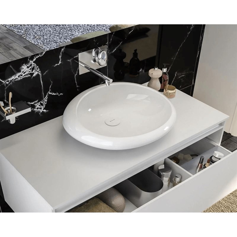 VitrA İstanbul 60 cm Çanak Lavabo Parlak Beyaz