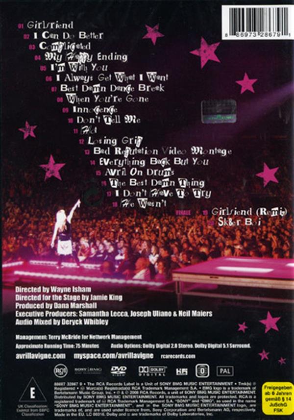 Avril Lavigne- The Best Damn Tour Live In Toronto