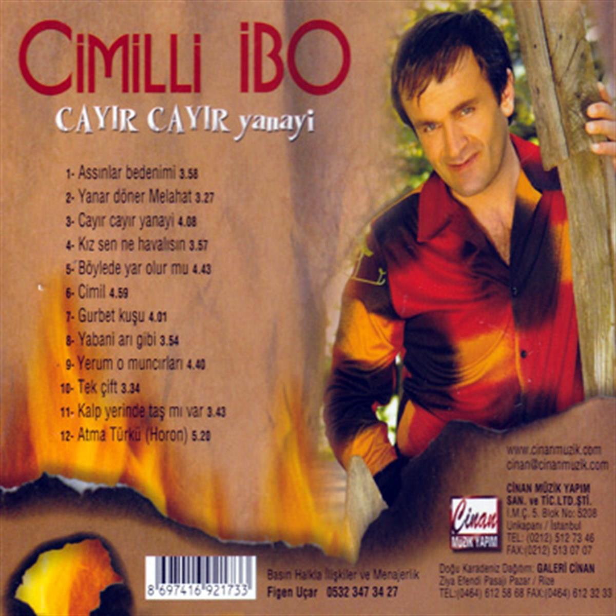 Cimilli İbo - Cayır Cayır Yanayi (CD) | esenshop - Plak, LP, CD, DVD