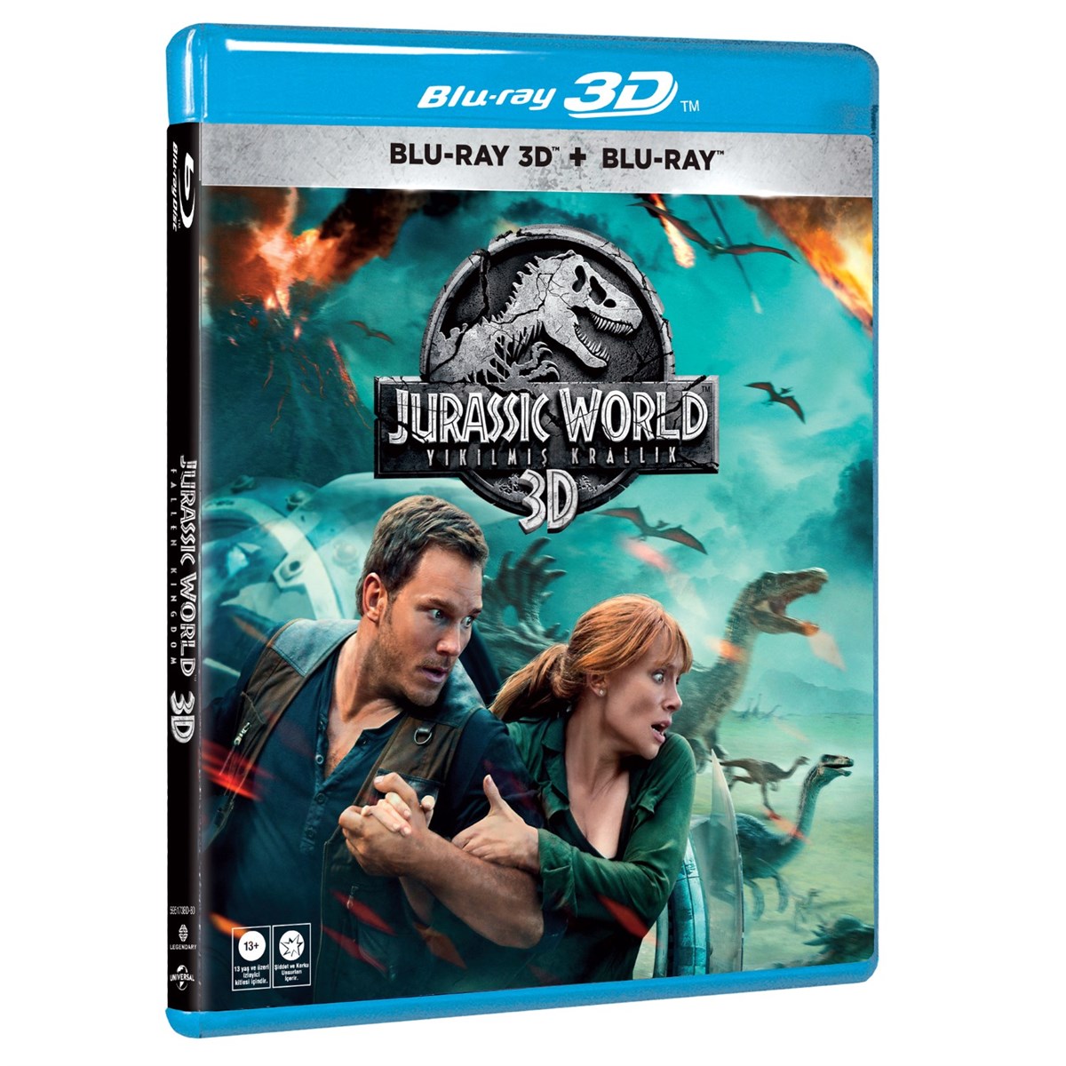 Jurassic World: Yıkılmış Krallık / Jurassic World: Fallen Kingdom (3D+2D  Blu-ray)