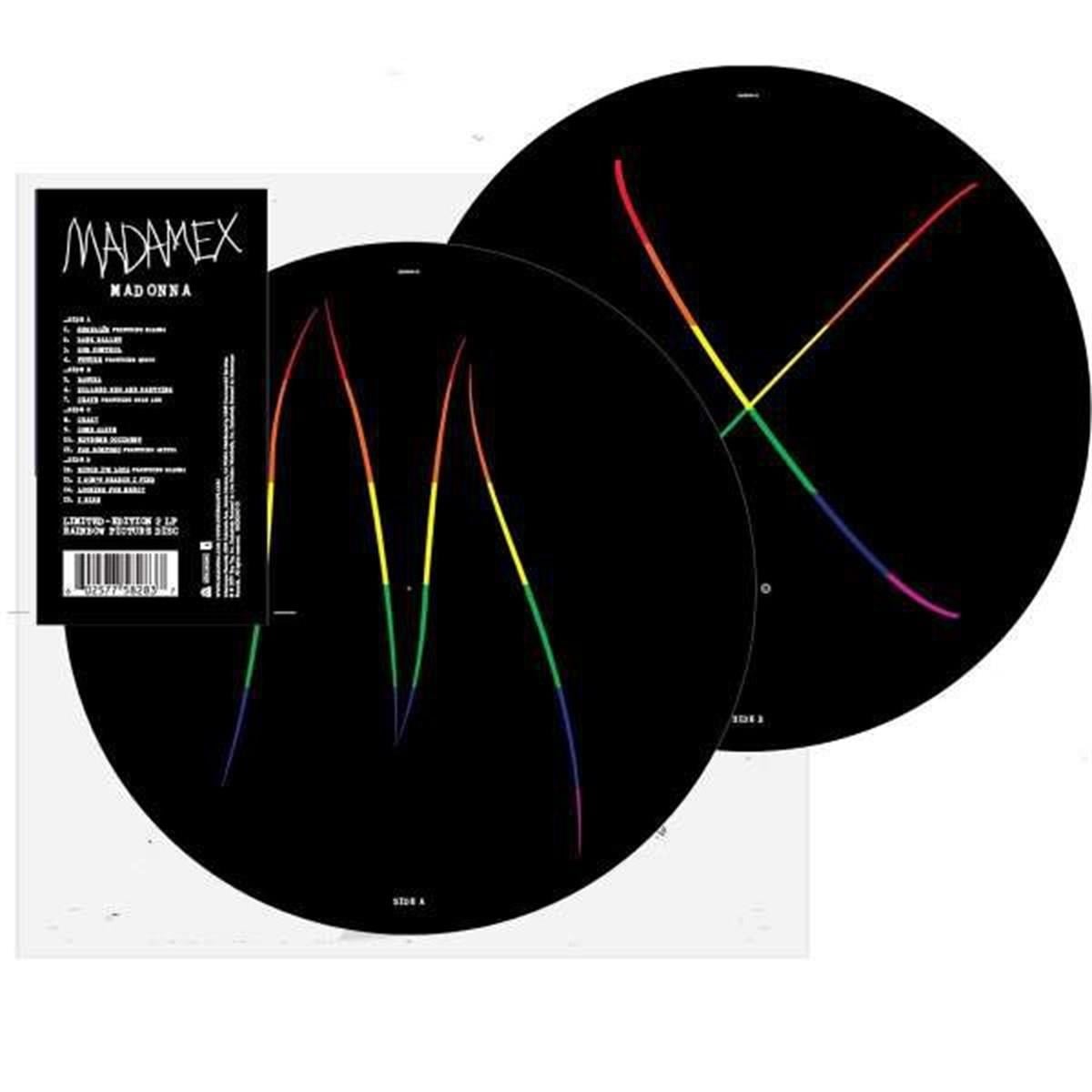 MADONNA　COLLABORATIONS　限定盤 カラー盤 LPレコード Madonna - Madame X Limited Edition - Rainbow Pictu re (2 Plak