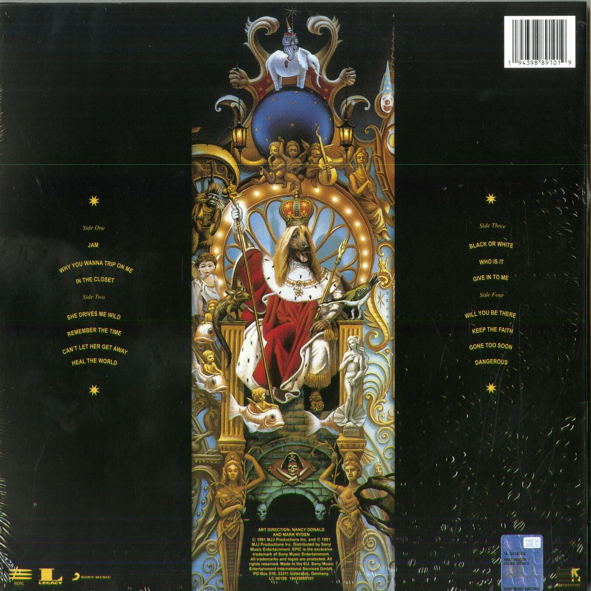 Michael Jackson - Dangerous (Limited Edition - Red Blacksmoke