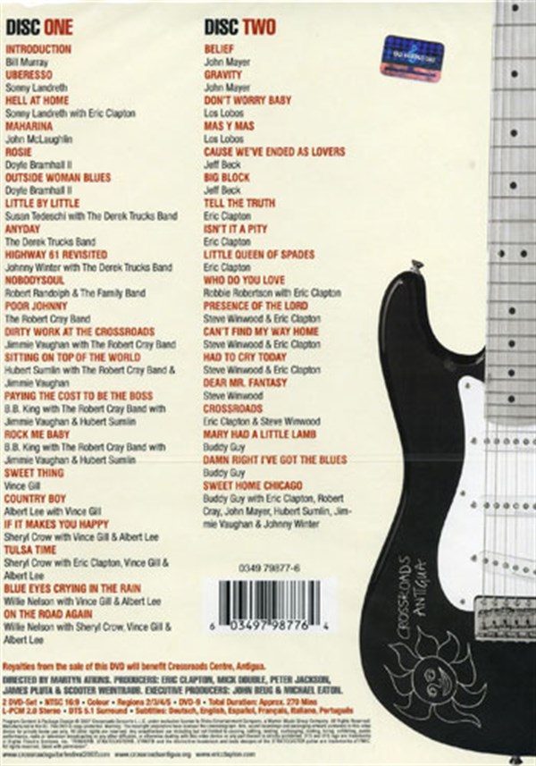 Eric Clapton Guitar Festival 2007 - Crossroads