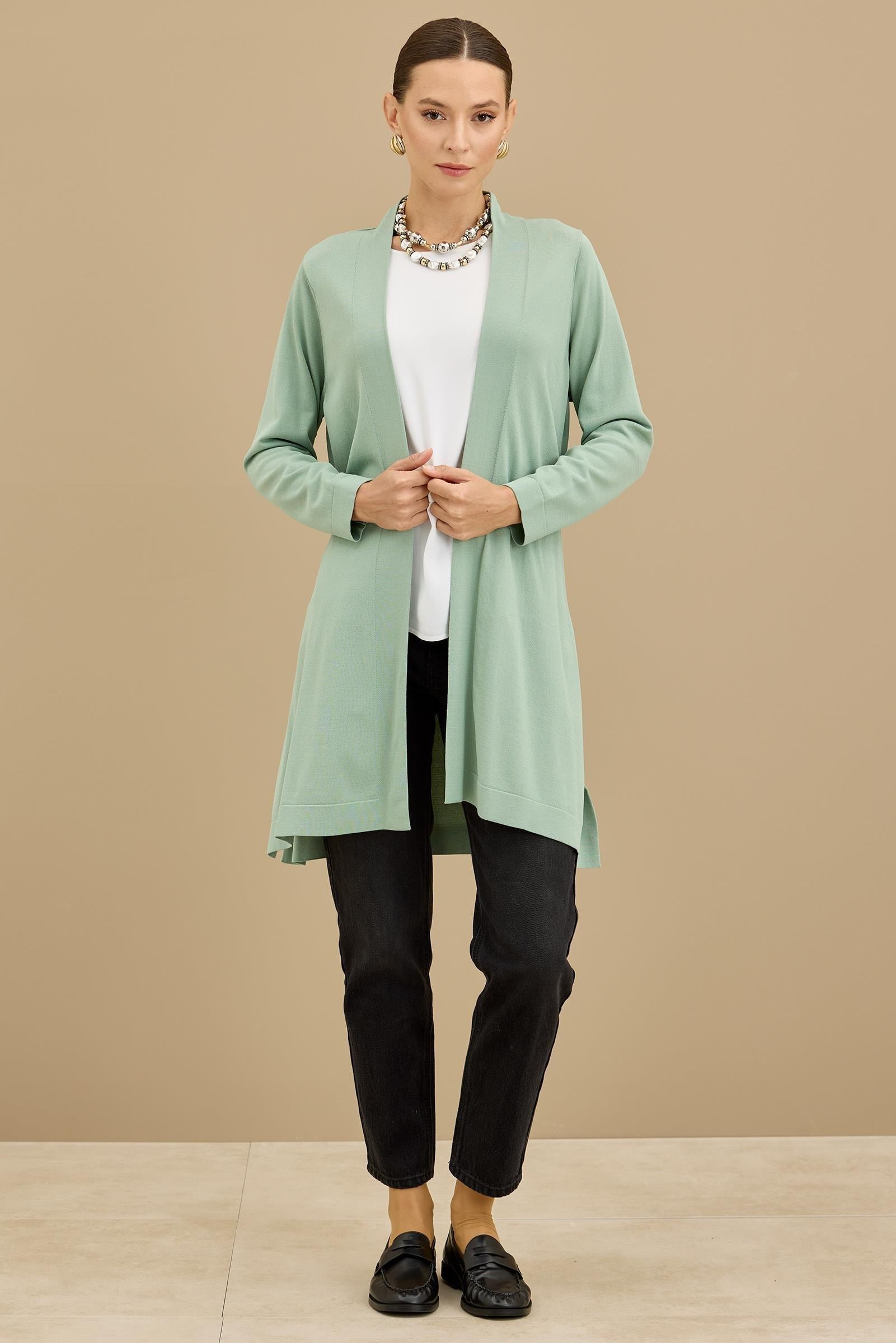 Kemerli Rayon Hırka MİNT