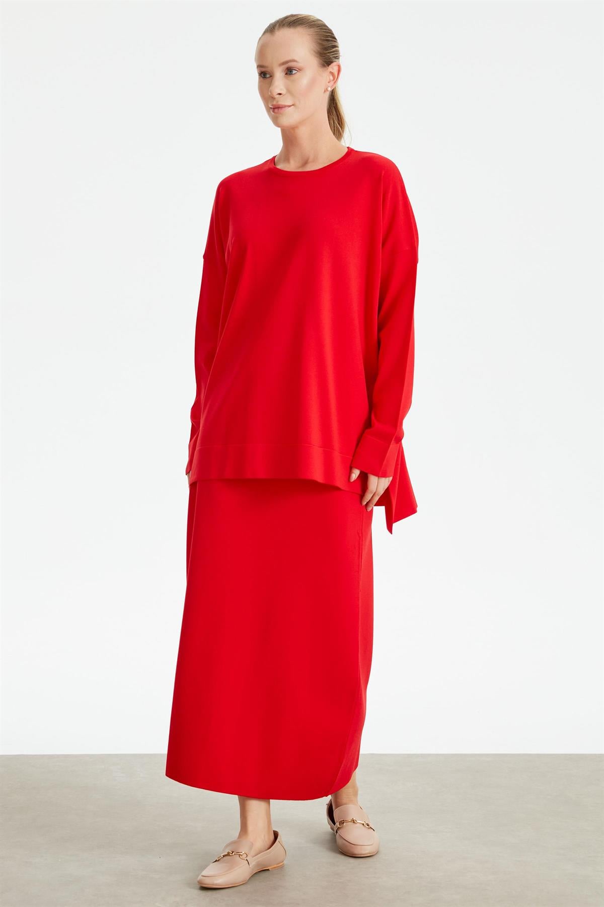 ETEKLİ RAYON TAKIM KIRMIZI