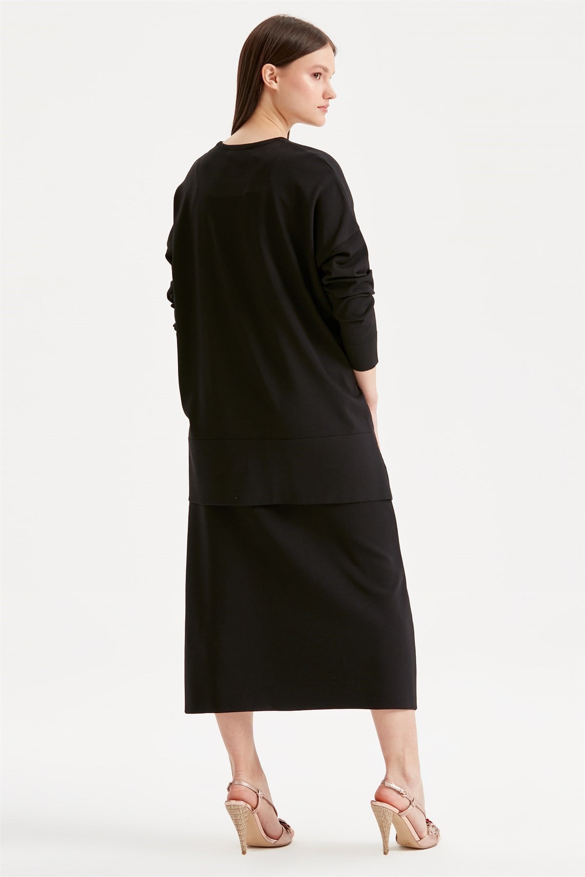 ETEKLİ RAYON TAKIM SİYAH