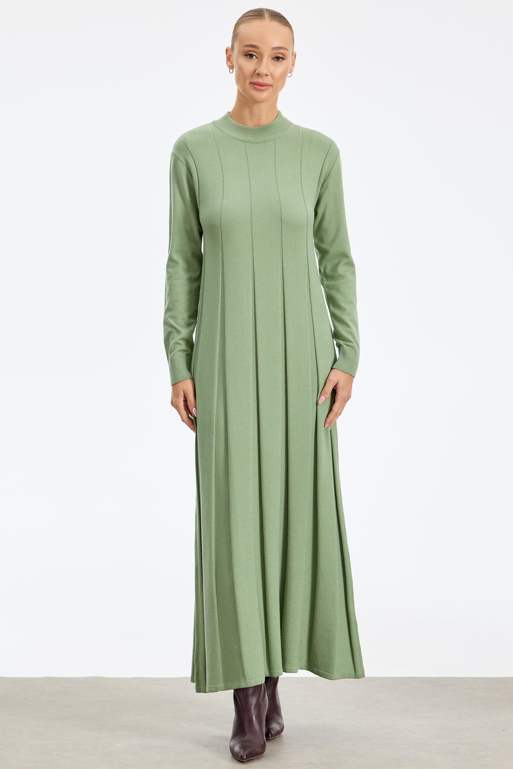 Kalın Piliseli Triko Elbise ÇAĞLA