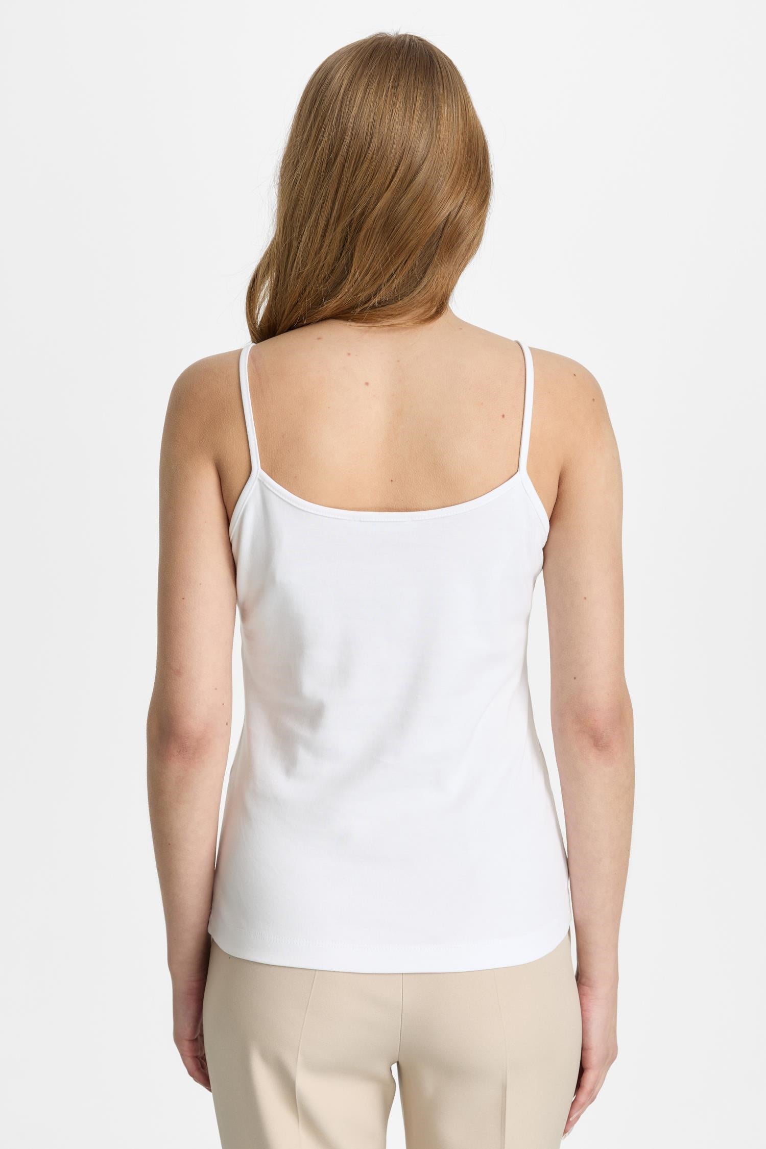 Mutlu Ertan Kadın İnce Askılı Basic Atlet Ekru 30474