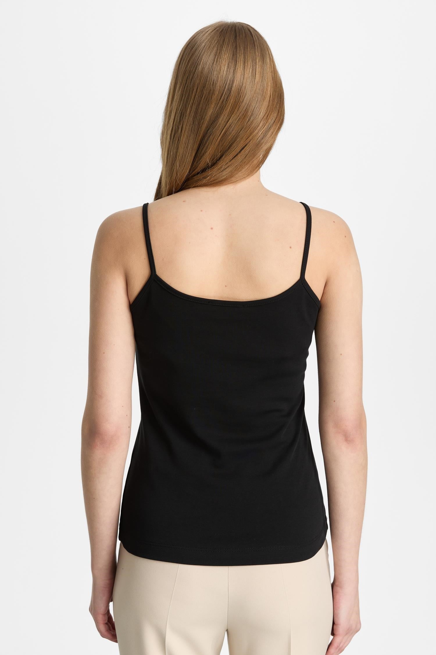 Mutlu Ertan Kadın İnce Askılı Basic Atlet Siyah 30474