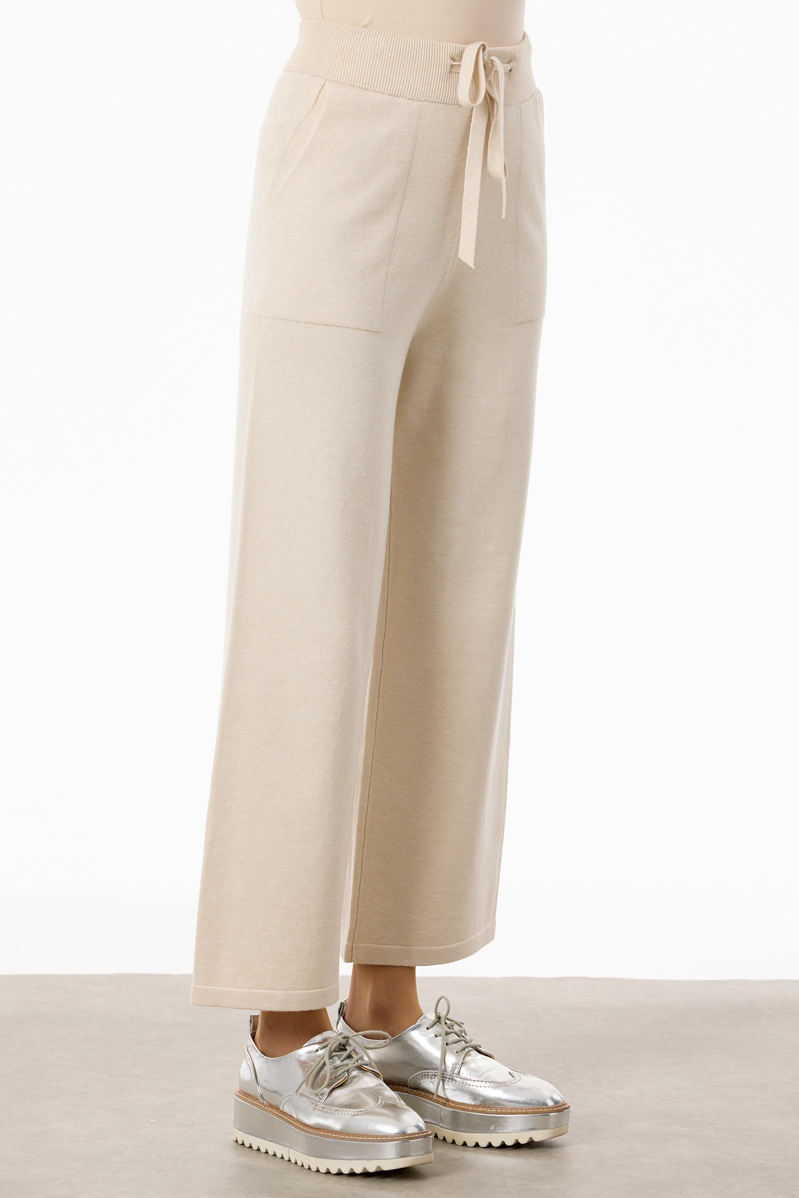 Şerit Payet Detaylı Pantolonlu Triko takım BEJ