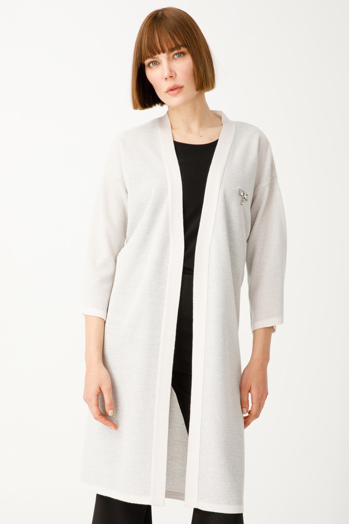 Simli Truvakar Kol Hırka-EKRU