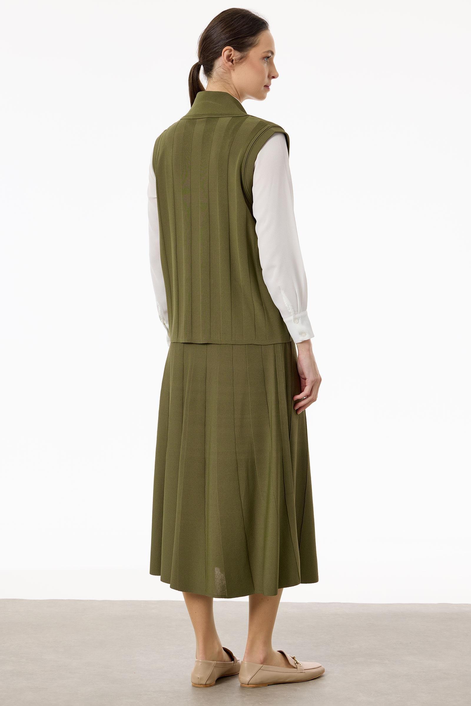 Yelekli Etekli Rayon Takım HAKİ