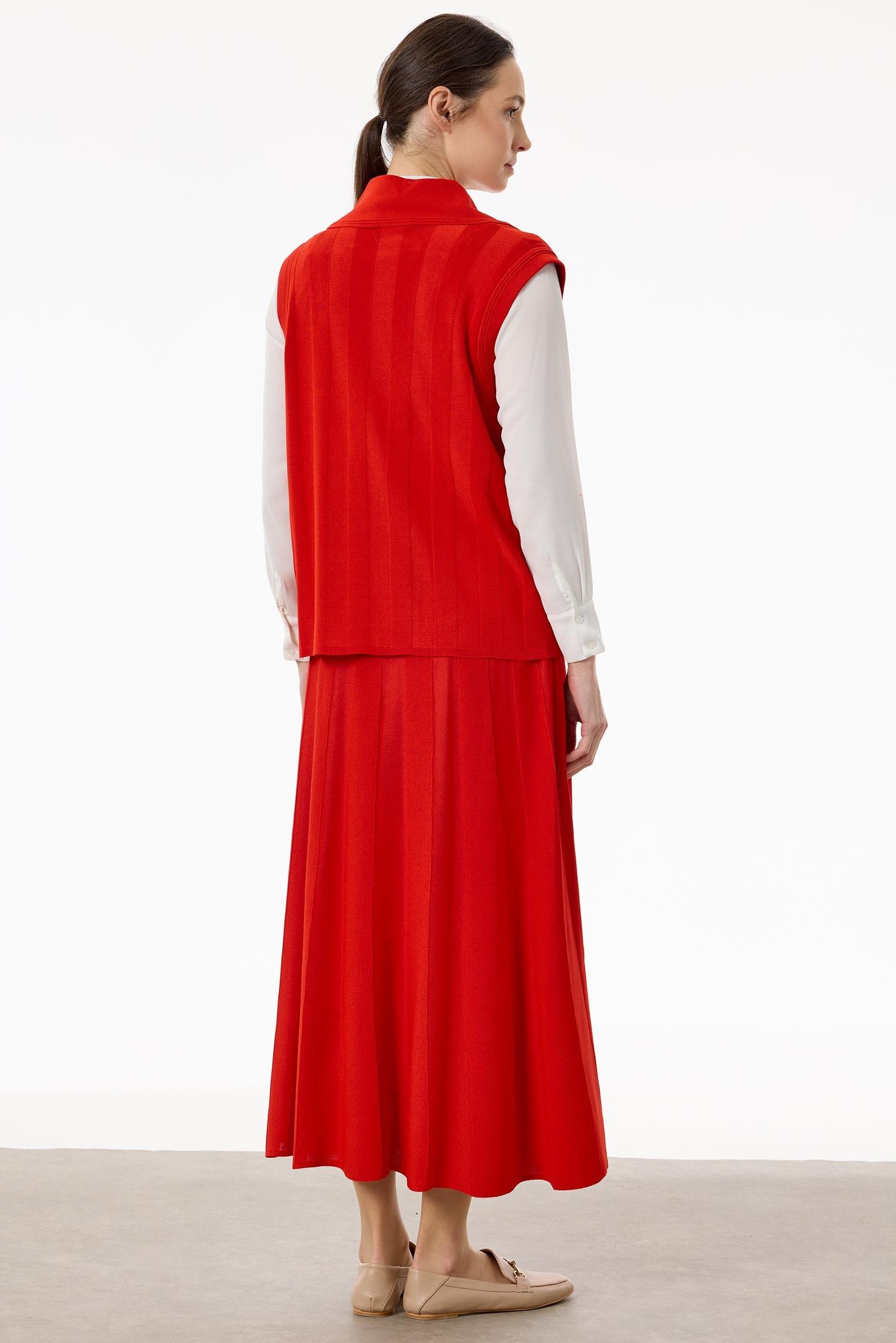 Yelekli Etekli Rayon Takım MERCAN