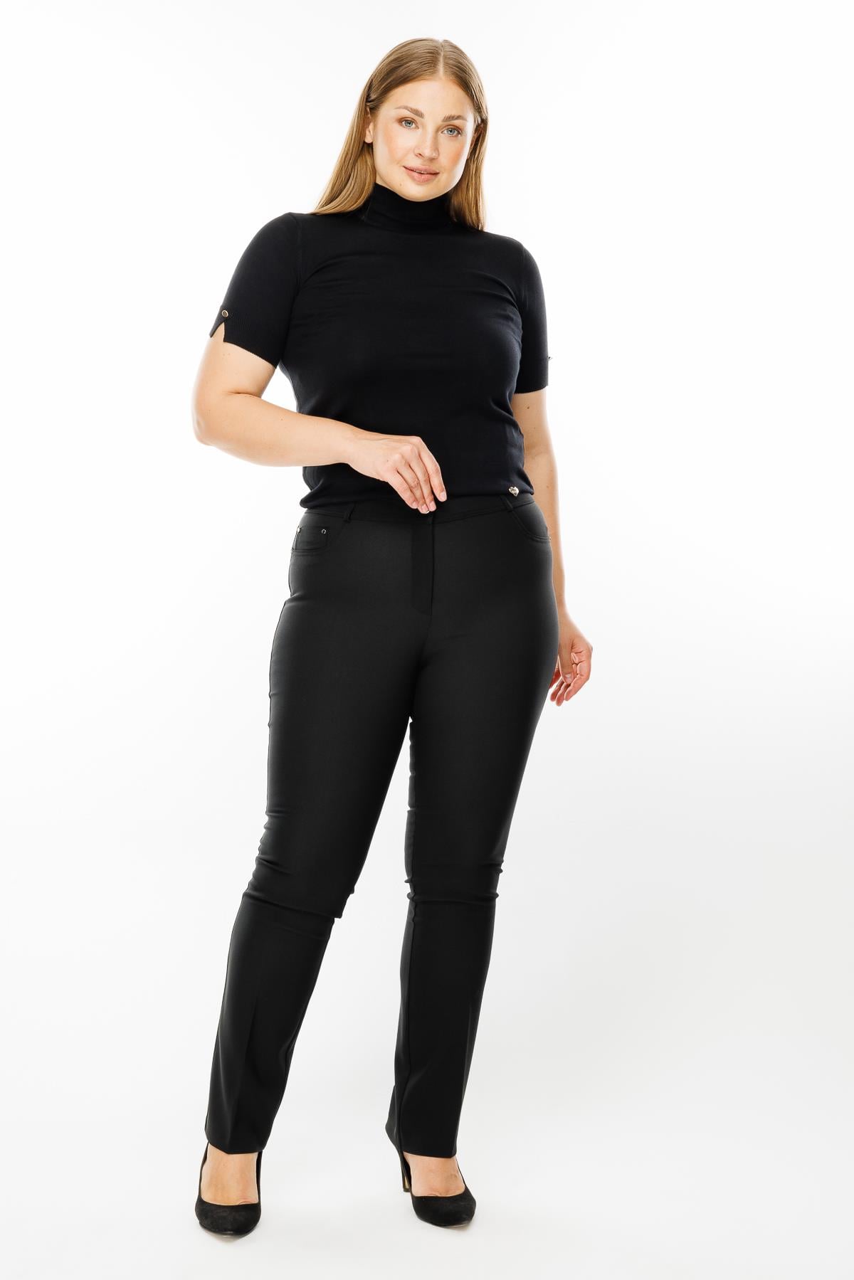 Modailgi  Boru Paça Pantolon Siyah