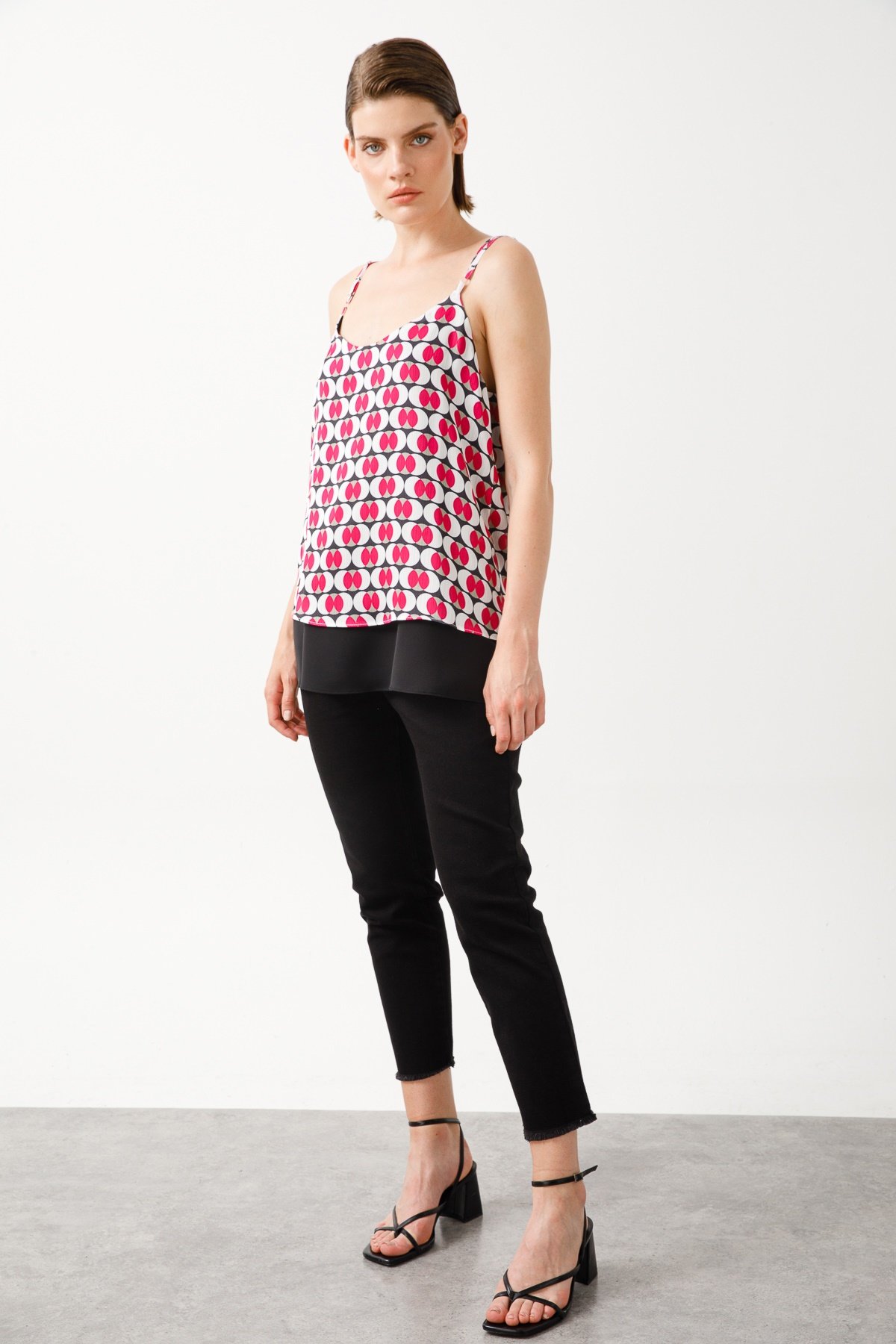 Modailgi  Çift Kat Atlet Fuşya