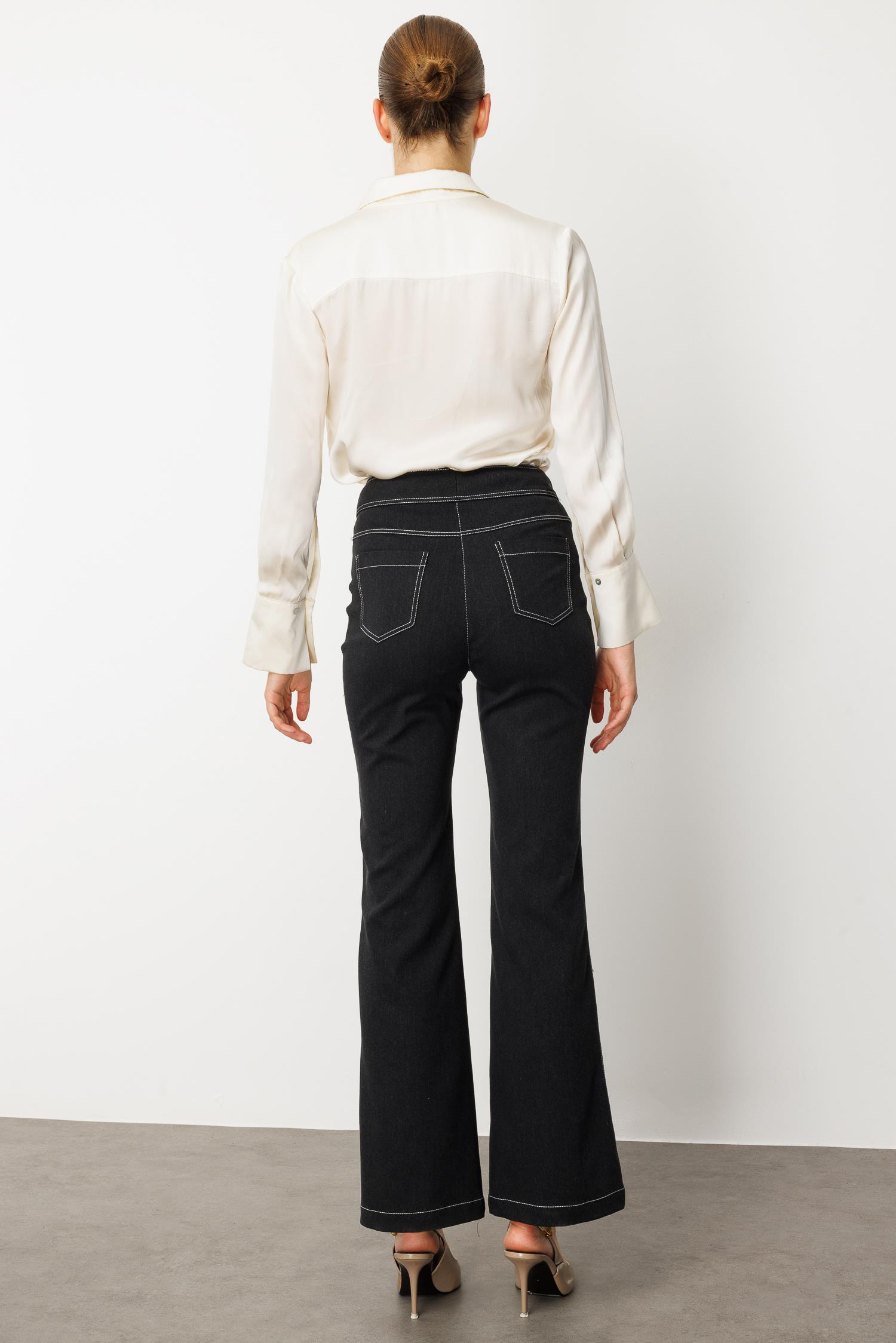 Modailgi  Denim Beş Cep Pantolon - 77001 Siyah