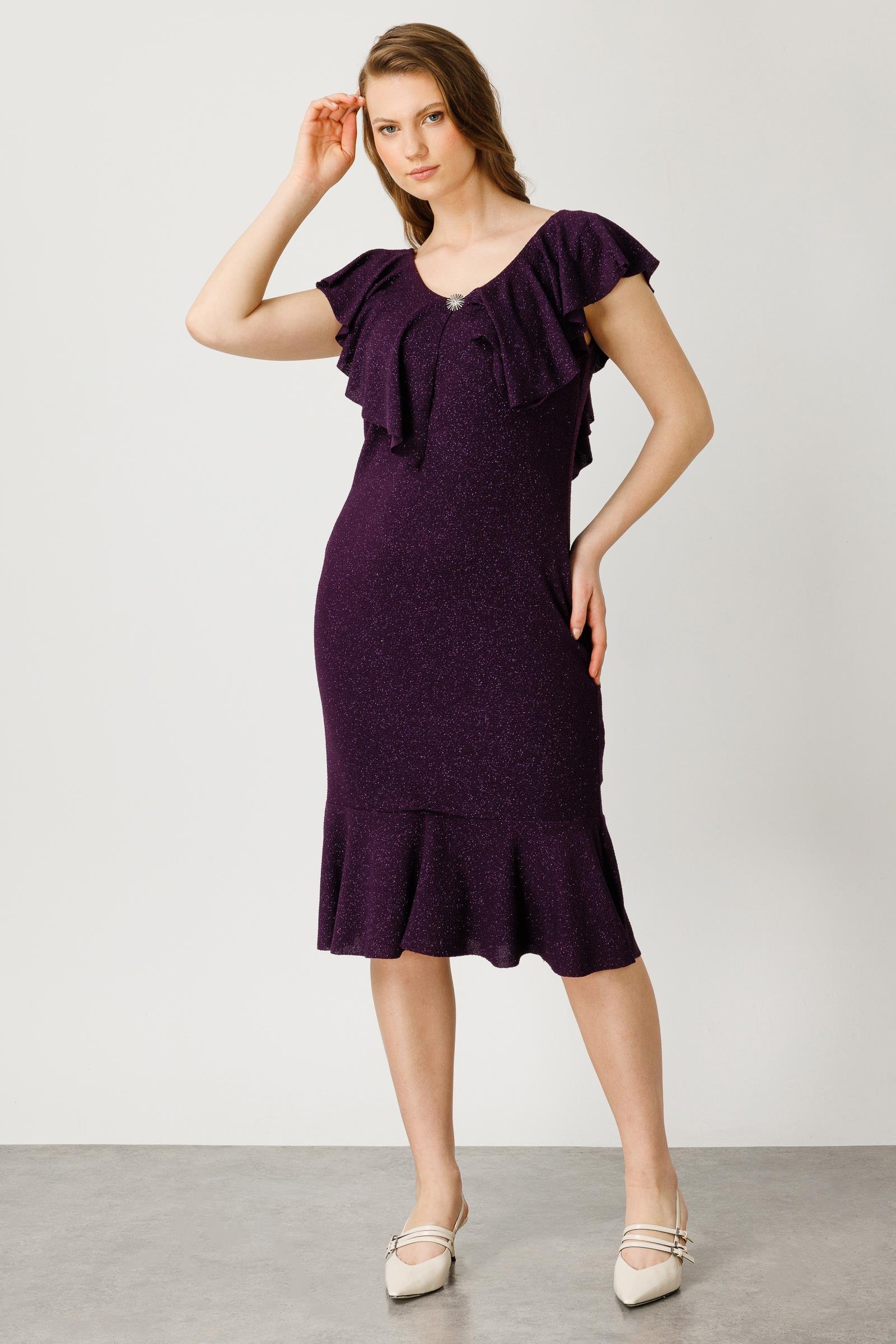 Modailgi  Elbise Mürdüm