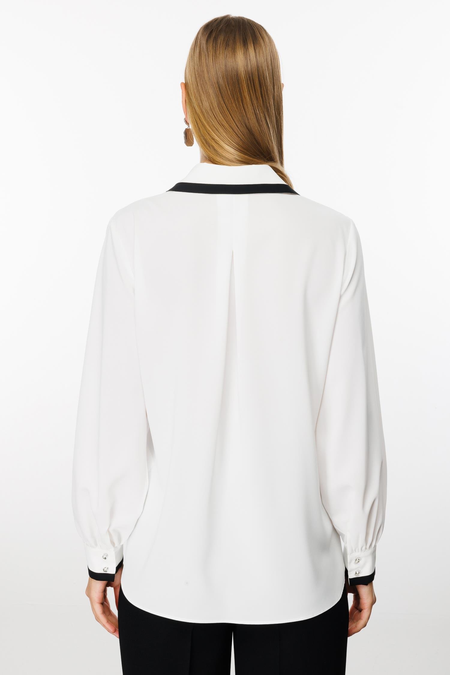 Modailgi  Enkürüsteli Taşlı Gömlek Ekru