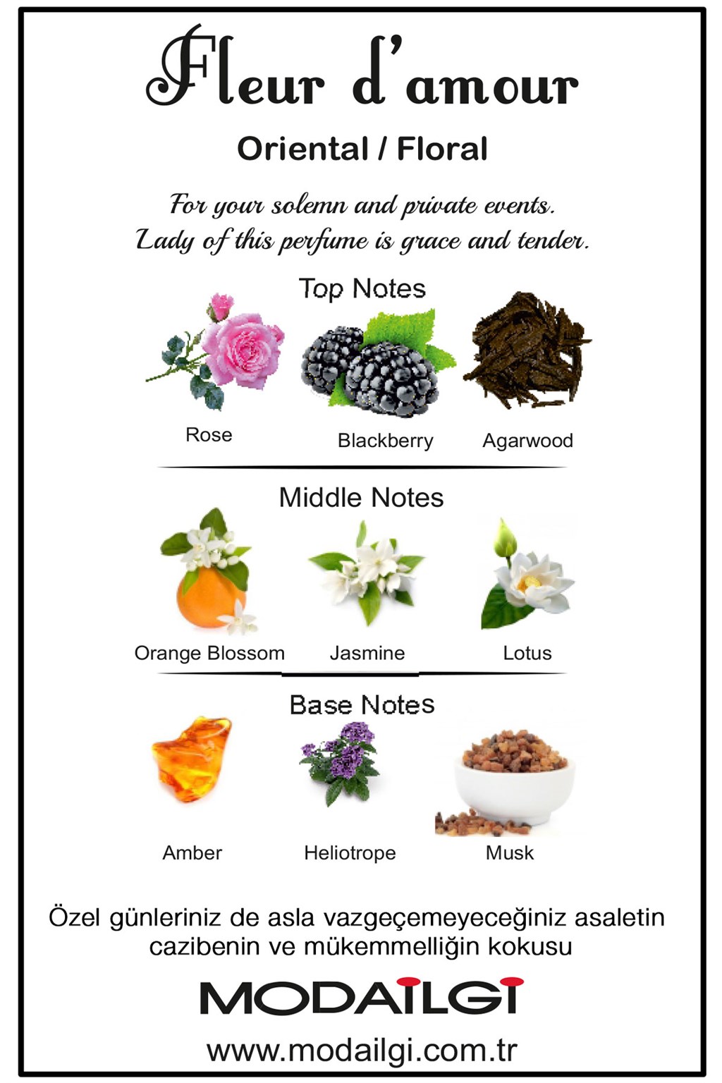 Modailgi  Fleur Damour Parfume