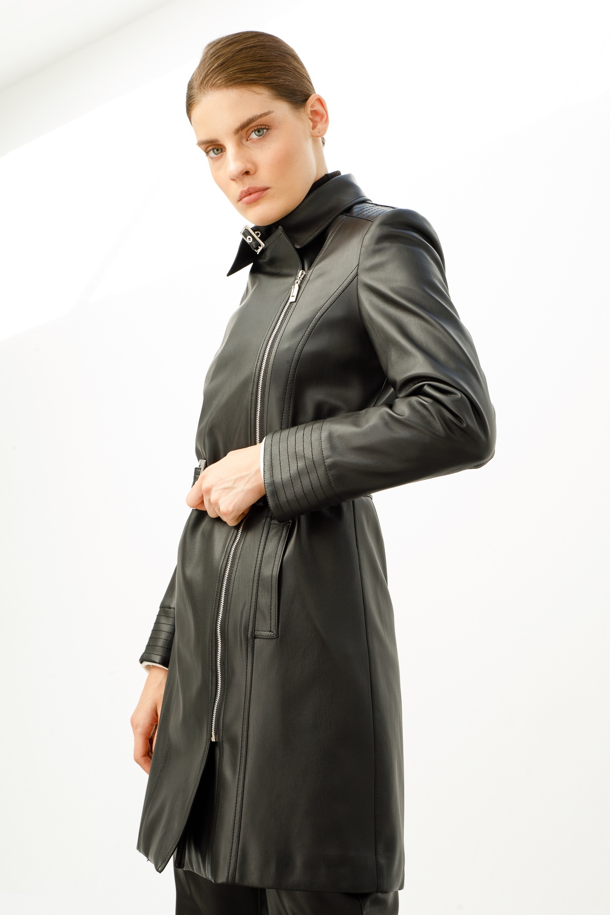 Modailgi  Trenç Siyah