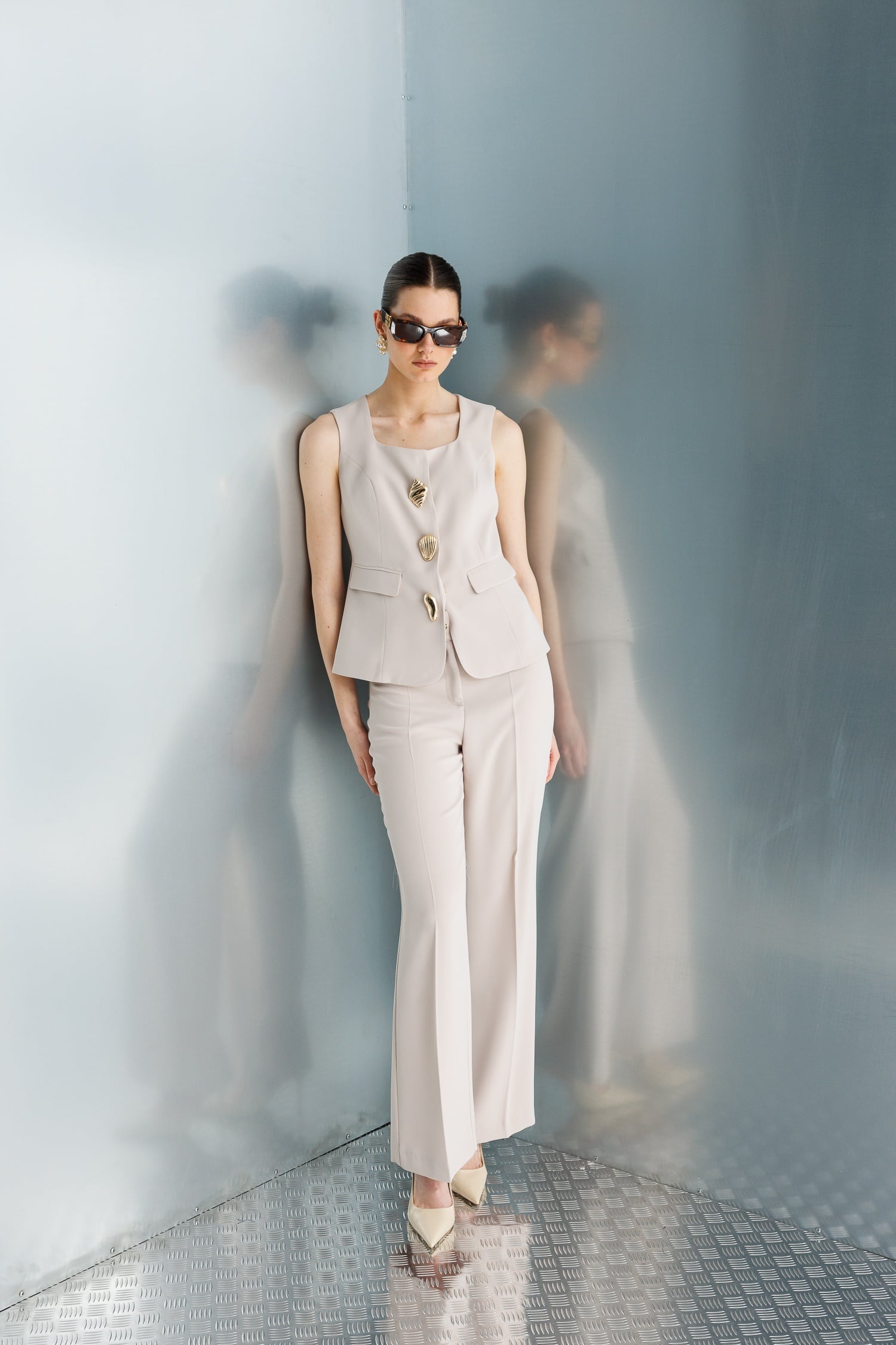 Modailgi  Klasik Dokuma Pantolon - 71010 Taş