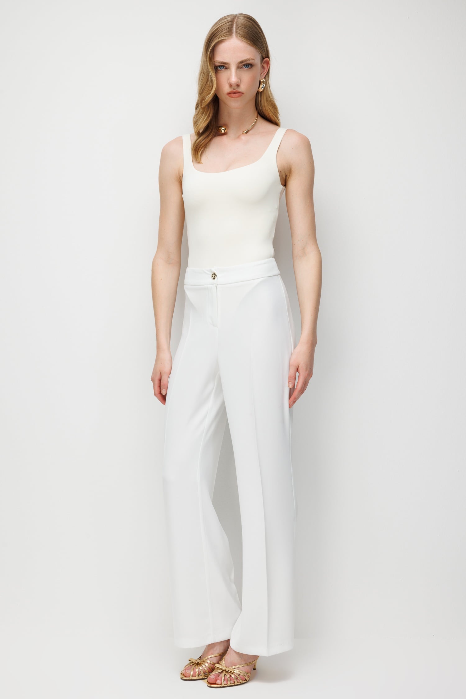 Modailgi  Klasik Dokuma Pantolon - 75014 Ekru