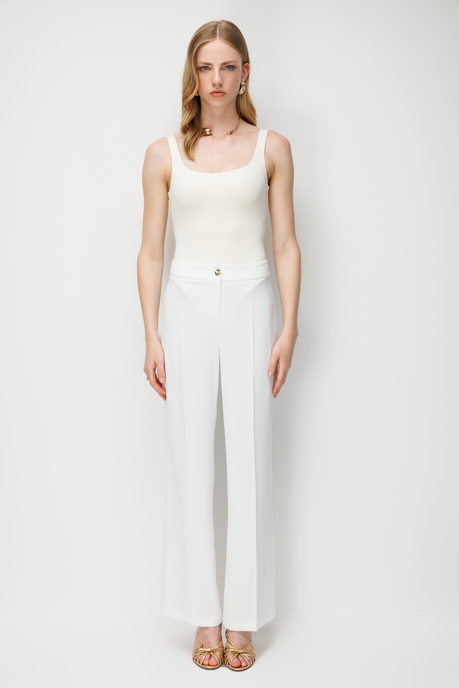 Modailgi  Klasik Dokuma Pantolon - 75014 Ekru